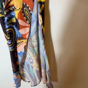 Zara Paisley Floral Print One Shoulder‎ Midi Dress Asymmetric Party Size XS thumbnail 11
