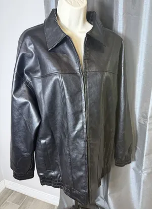 Sampeel Faux Leather Women’s Jacket‎ Medium Motorcycle Jacket Bomber Coat Winter thumbnail 1