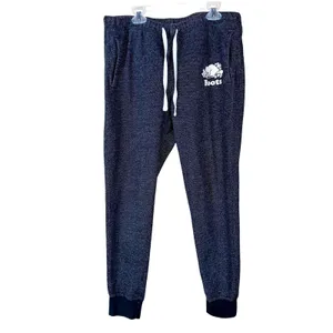 ROOTS Canada Joggers Women's Medium Black Pull On Lounge Casual thumbnail 2