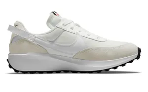 Nike Women's Summit White and Cream Retro Runner Sneakers thumbnail 1