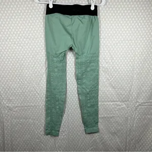 Gymshark Green Black Logo Graphic High‎ Rise Leggings thumbnail 2