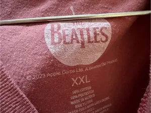 The Beatles Abbey Road Graphic Tee - Dusty Rose Oversized thumbnail 3