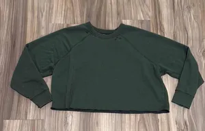 Distressed Cropped Sweatshirt thumbnail 1