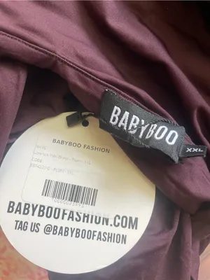 Babyboo Lorenza Maxi Dress in Plum Size XXL New thumbnail 4
