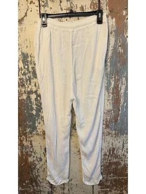Blue Life white lounge beach womens pants, size Small thumbnail 2