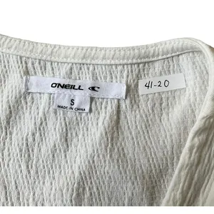 O'neill White Short Sleeve Crop Top Women's Size Small | 41-20 thumbnail 4