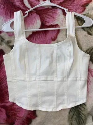 White Denim Sincerely Jules Tank  thumbnail 1
