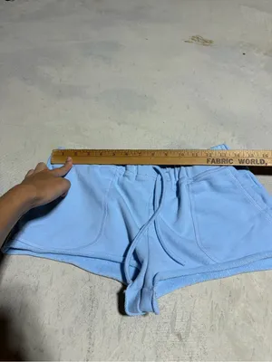 Showpo Light Blue Women's Drawstring Lounge Shorts 6 thumbnail 4