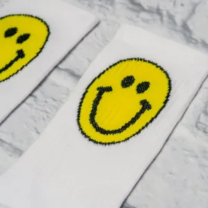White Smiley Face Socks thumbnail 5