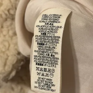 Free People Teddy Peacoat Size Medium Cream Jacket Sherpa So Soft thumbnail 11