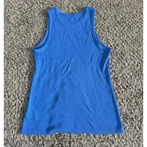 No Boundaries Women's Blue Ribbed Tank Top Size‎ Large thumbnail 5