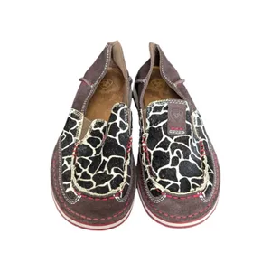 Ariat Cruiser Slip On Shoes Cow Animal Print Brown Womens 7 Western Southwestern thumbnail 4