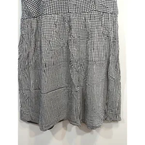 Maurices Black Gingham Tiered Top‎ Mini Dress Womens XL Cottage Core Prairie thumbnail 4