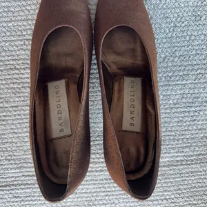 Bandolino Iridescent Copper Brown Gold Embellished Pumps Heels Size 7.5 thumbnail 7