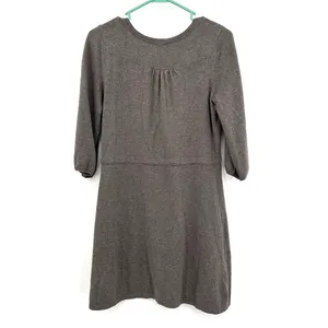 Gap size Small brown sweater dress fitted‎ waist with tie thumbnail 2