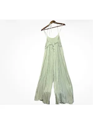 Women's Lilka Light Green Sleeveless Jumpsuit S thumbnail 4