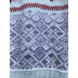 Free People Freya Fair Isle Sweater Large Boho Nordic Ski Lodge Cozy Pullover thumbnail 12