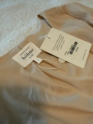 bohme Beige Wrap Maxi Dress with Waist Tie thumbnail 9
