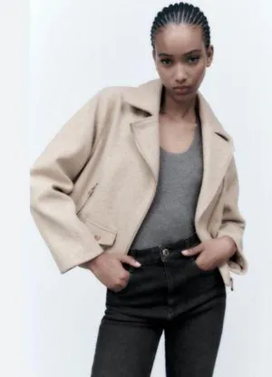 Zara Soft Jacket | Sand | XS thumbnail 1
