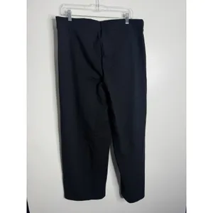 Old Navy Extra High Rise Stevie Wide Leg Pants Navy XL Dressy Casual Minimalist‎ thumbnail 3