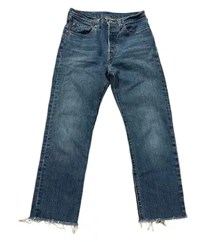 Levi’S 501® Original Fit Raw Hem‎ High Rise Women'S Jeans Sz 26 thumbnail 1