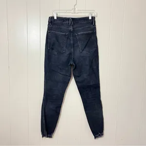 Good American Good Curve Crop Skinny Jeans Raw Hem Size 8/29 thumbnail 8