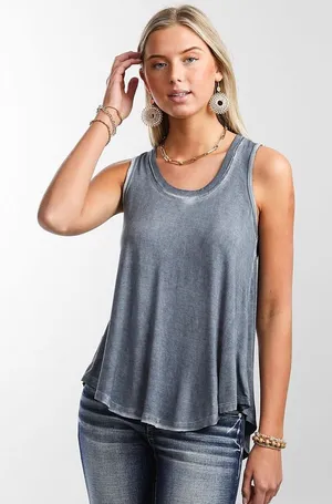 Buckle White Crow Washed Tank Top thumbnail 1