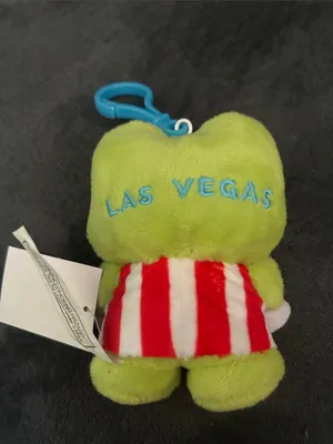 Sanrio ABC Store Keroppi plush 4 w/ strap - las vegas Exclusive Edition thumbnail 2