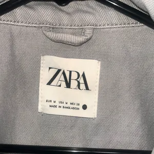 ZARA Light Gray Denim Vest with Button Front thumbnail 2