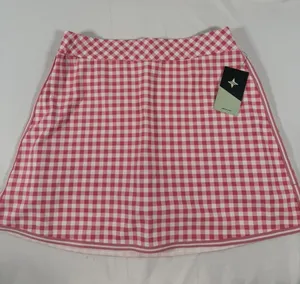 Tuckernuck Karrie Golf Skort in Pink Gingham Size Medium thumbnail 1