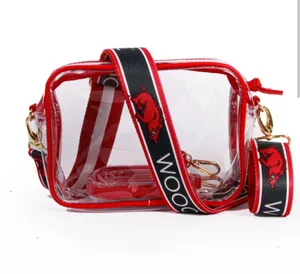 Clear Purse Red thumbnail 1
