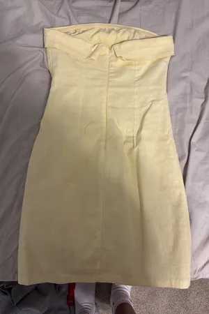 That’s So Fetch Mini Dress Pastel Yellow thumbnail 1
