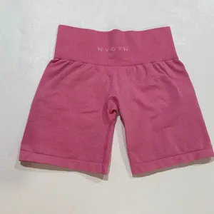 NVGTN Pink Seamless Biker Shorts Size S High Waisted Gym Activewear thumbnail 3
