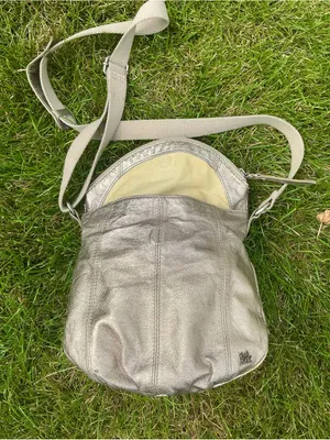 THE SAK Metallic Silver Crossbody Bag thumbnail 6