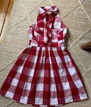 Red and White Checked Dress by Pretty Good thumbnail 1