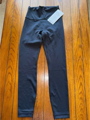 Lululemon Wunder Train No Line High Rise 25” Black Size 4 NWT thumbnail 2