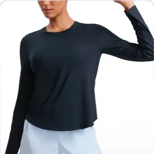 CRZ Yoga UPF 50+ Lightweight Long Sleeve Shirt Navy Large NWT thumbnail 1