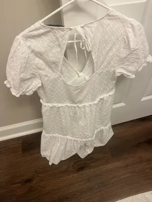 ZARA White Mini Dress thumbnail 3