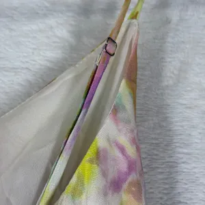 ASTR the Label Pink Yellow Tie Dye Viscose Maxi Slip Dress ACDR100591 Womens M thumbnail 8