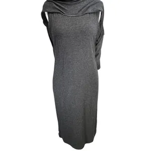 Soft Surroundings Women's‎ Gray Layered Overlay Sheath Dress Comfort Fit Small thumbnail 5