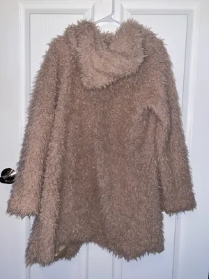 Amazon Faux Fur Jacket With Hood thumbnail 2