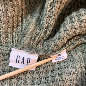 GAP Womens XS Olive Green Waffle Knit Hoodie Drawstring‎ Pullover Casual thumbnail 3