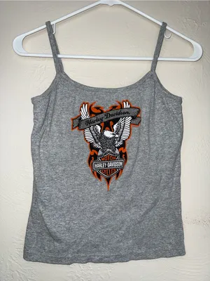 Harley-Davidson Gray Tank Top Women’s M San Juan Puerto Rico thumbnail 1
