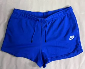 Nike Blue Fleece Sweat Shorts L 💙🏃 Classic Logo Lounge Shorts thumbnail 1