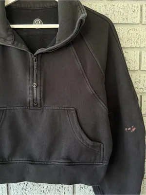 Lululemon Scuba Oversized Funnel Neck Hoodie Black XS/S thumbnail 4