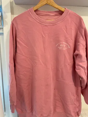 Pink Oversized Crewneck thumbnail 1