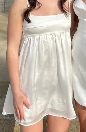 Princess Polly Dress White Mini thumbnail 1