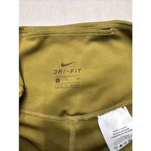 Nike One Dri-FIT Women’s Small Olive Green 7/8 Leggings DJ0778-368 EUC thumbnail 4