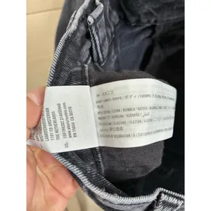 Abercrombie‎ Fitch Ultra High Rise Crop Button Fly Jeans Charcoal Wash Size 24 thumbnail 2