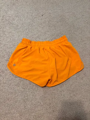 Orange Lululemon Shorts thumbnail 2